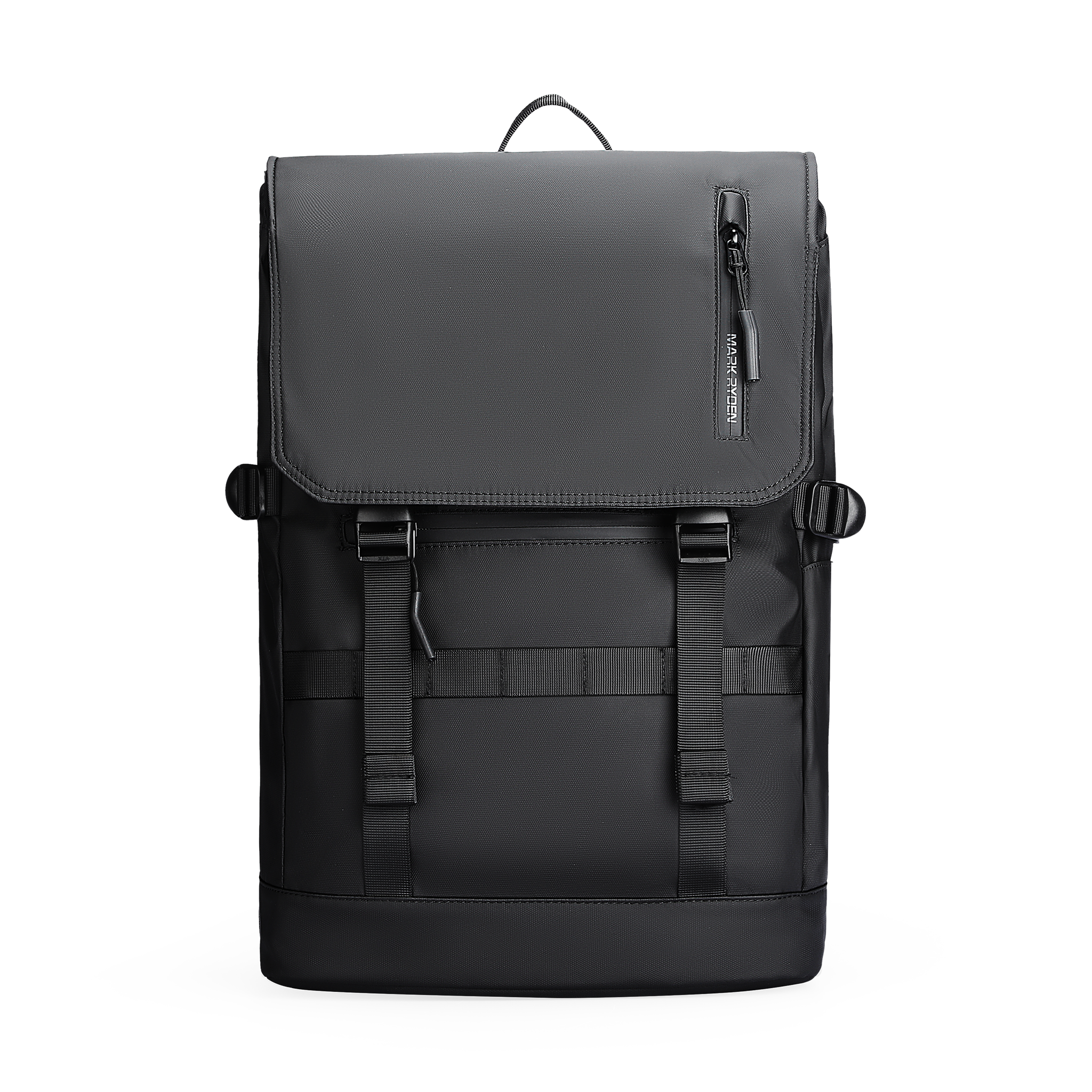 Balo Mark Ryden black expandable multifunctional backpack