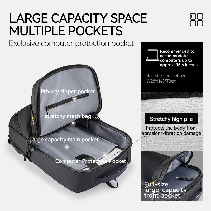 Mark Ryden Global multi-functional large capacity backpack with computer protection pocket
