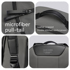 MarkRyden Drifter ultra-light backpack with microfiber pull-tail & leather handle