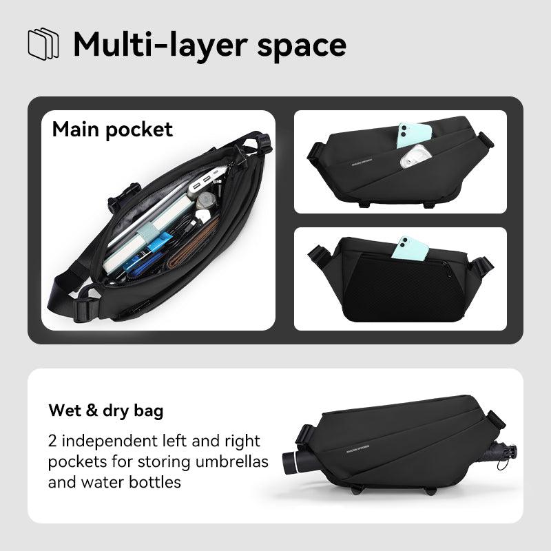 Voyager MR6108: Sleek & Secure Crossbody Bag | Mark Ryden Global