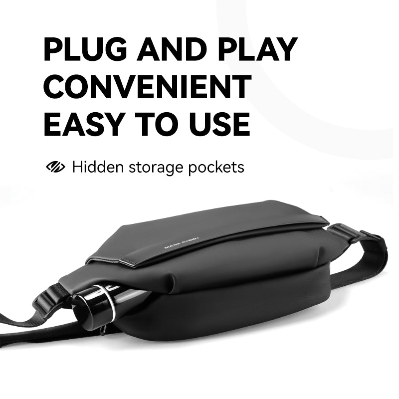 Mark Ryden Global elegant waterproof oxford material crossbody bag with hidden storage