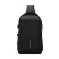 MarkRydenGlobal mini compacto pro black shoulder bag with USB port