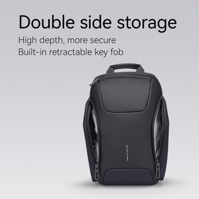 Mark Ryden Global black crossbody bag with double side storage & key fob