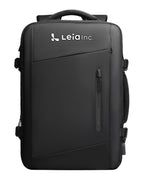 Black Mark Ryden anti-theft travel backpack with Leia Inc. custom logo