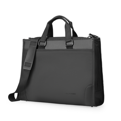 MarkRyden Classic II black business crossbody briefcase 15.6 laptop bag with handles