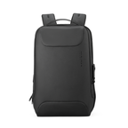 Black Mark Ryden Compilo anti-theft laptop backpack with USB port, high-capacity Oxford material, sleek structured design