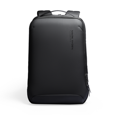 MarkRyden minimalist futuristic lightweight black backpack