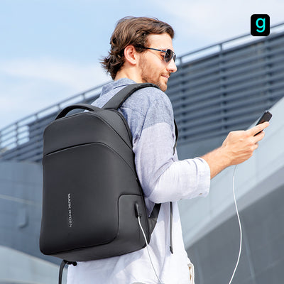 anti theft backpack stylish waterproof travel Modern MR9068: Smart Anti-Theft & Waterproof Backpack
