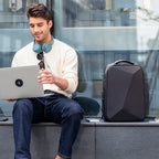 Mark Ryden Global diamond-cut hard shell waterproof laptop backpack modern traveler