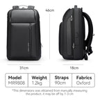 Mark Ryden Global black expandable Oxford waterproof backpack MR9808 dimensions