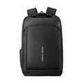 Mark Ryden Slim II black travel backpack with multiple compartments