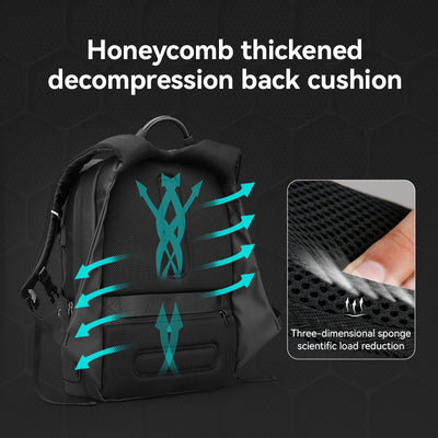 backpack laptop cushion Compacto-MR7080: The Ultimate Laptop Backpack for Business and Travel