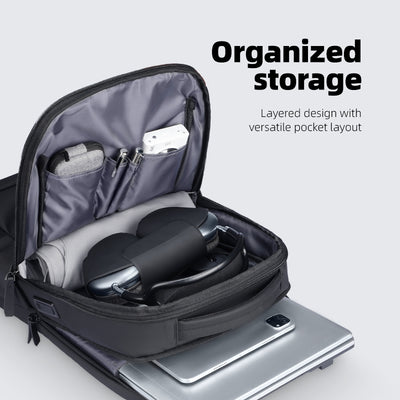backpack separate laptop compartment UrbanFlex Lite G_MR6075: Lightweight Backpack with Separate Computer Compartment Designed for Business