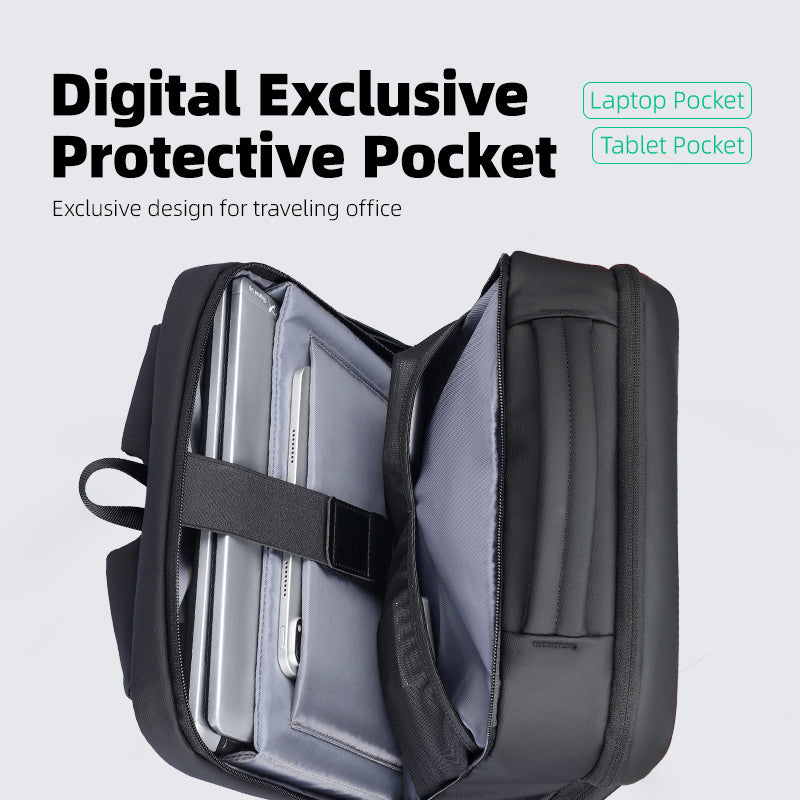 Mark Ryden Global UrbanFlex Lite backpack with laptop tablet pockets for business travel