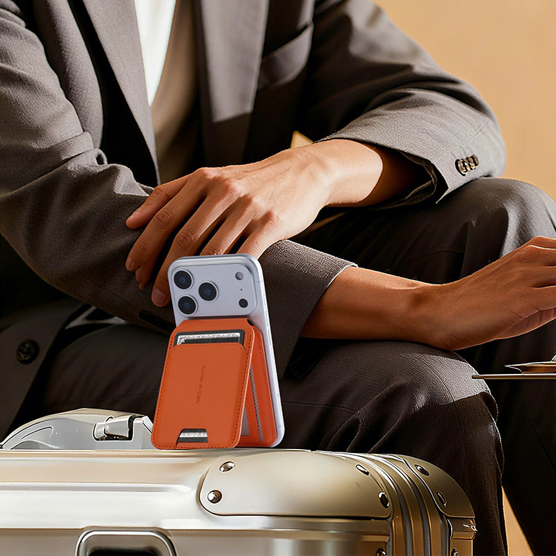 MARKRYDEN MagFold MagSafe Foldable Card Holder Wallet model view