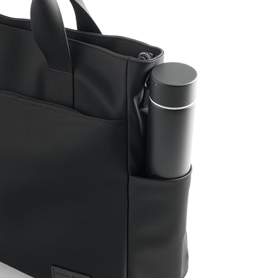 CarryDuo: Laptop Tote Bag with Side Pockets & Adjustable Shoulder Strap