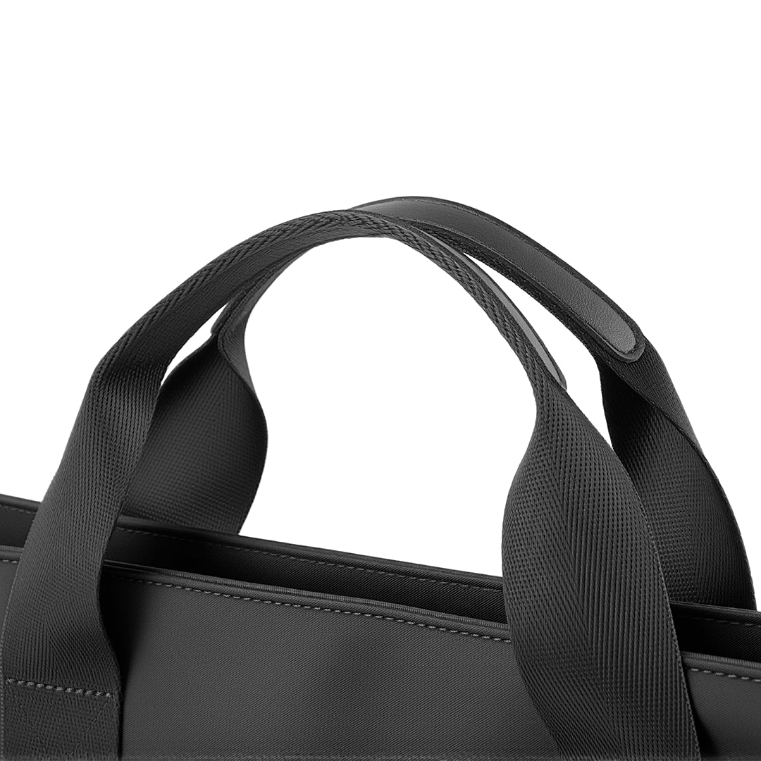 CarryDuo: Laptop Tote Bag with Side Pockets & Adjustable Shoulder Strap