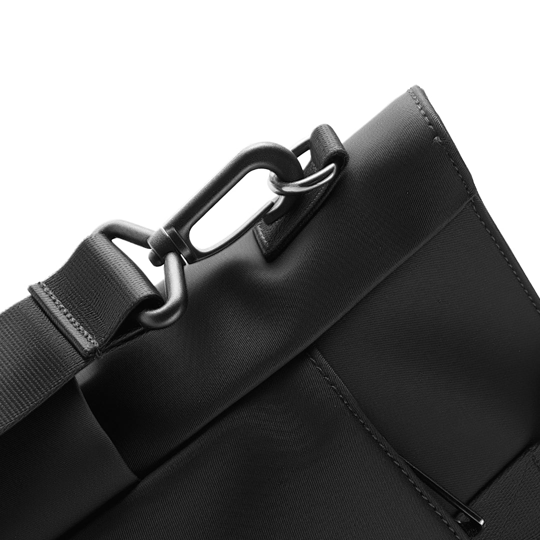 CarryDuo: Laptop Tote Bag with Side Pockets & Adjustable Shoulder Strap