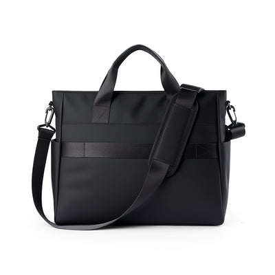 CarryDuo: Laptop Tote Bag with Side Pockets & Adjustable Shoulder Strap
