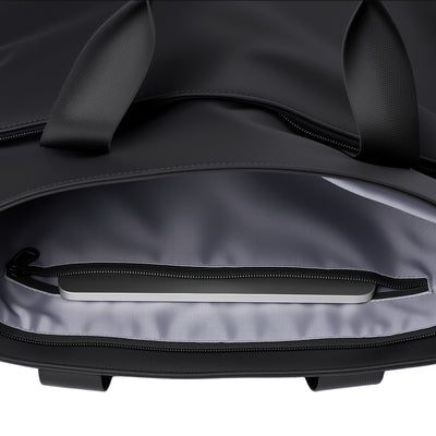 CarryDuo: Laptop Tote Bag with Side Pockets & Adjustable Shoulder Strap