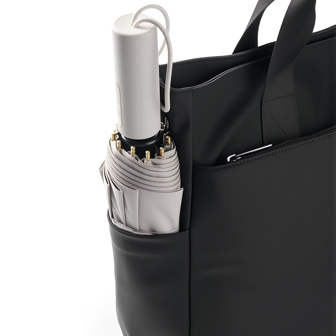 CarryDuo: Laptop Tote Bag with Side Pockets & Adjustable Shoulder Strap