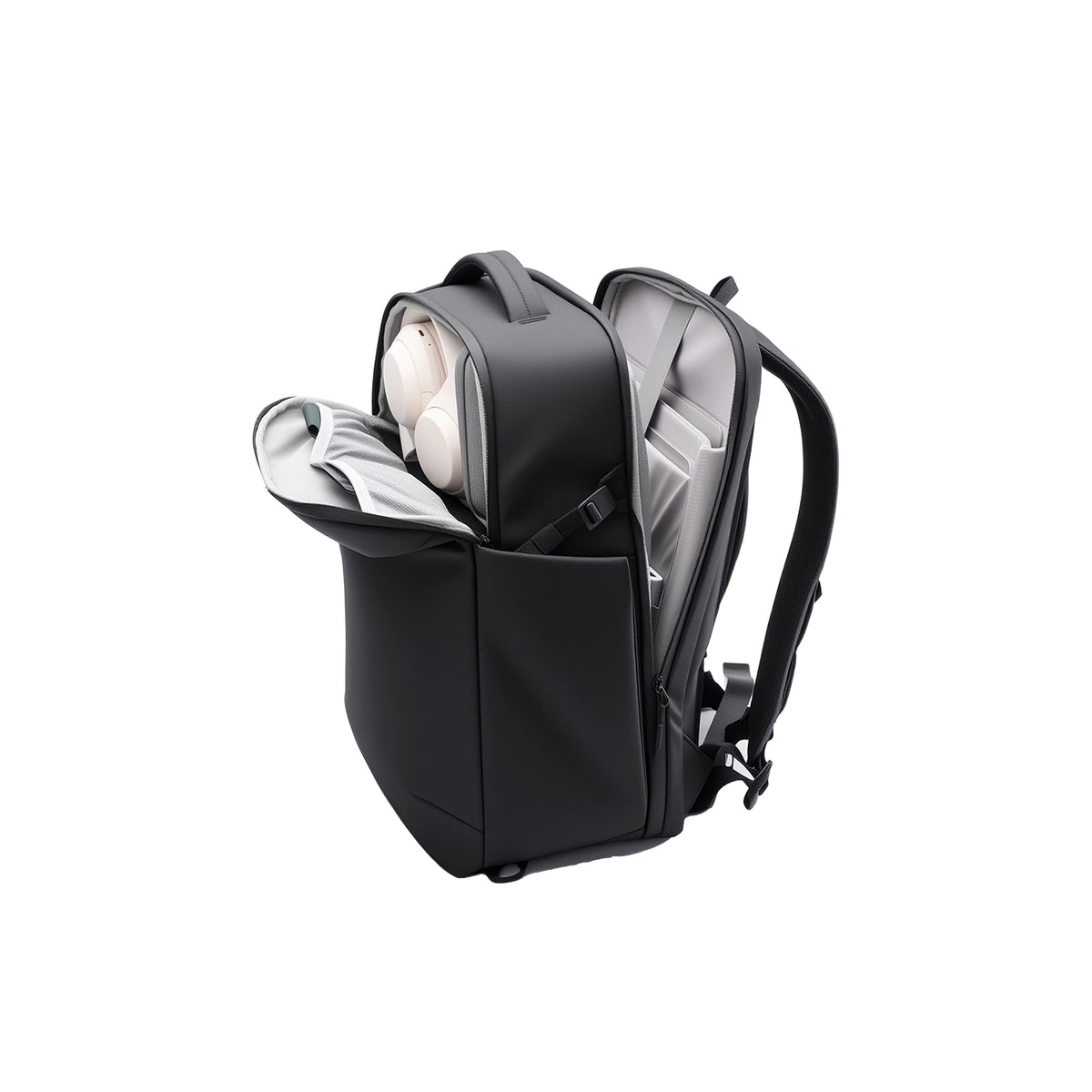 VaultCam: 17.3" Laptop Camera Backpack with Customizable Dividers for Creators