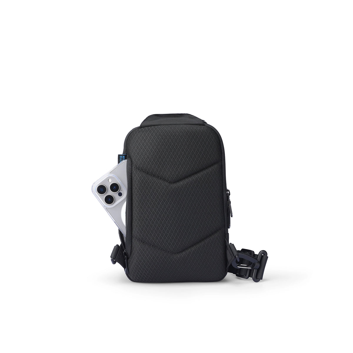 ChargeSling: RFID-Safe Chest Bag with USB Charging Port For Commute