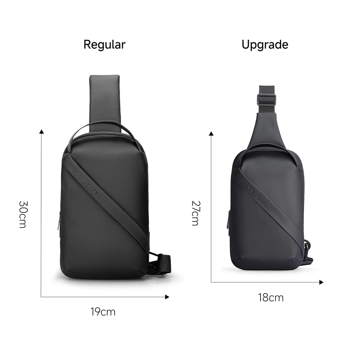Clear: Simple Clean Waterproof Large Capacity Crossbody Bag