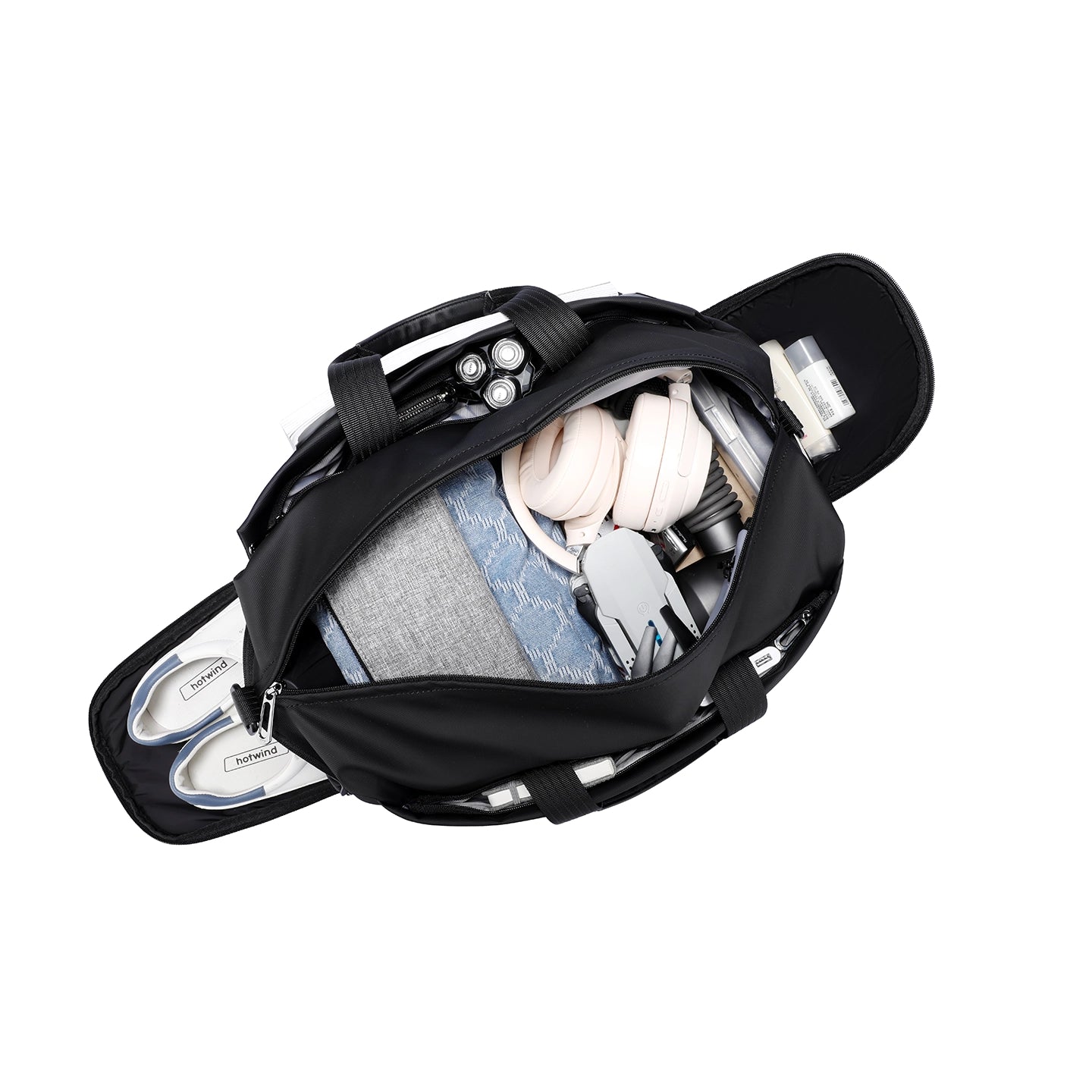 Deformable II: Leather Fitness Sports Handheld Crossbody Multifunctional Bag