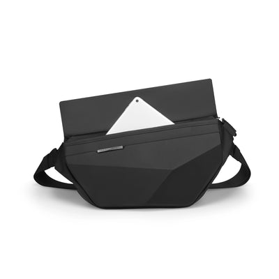 Diamond Facets:  Large Capacity Waterproof Scratch-resistant Hard Case Crossbody Bag