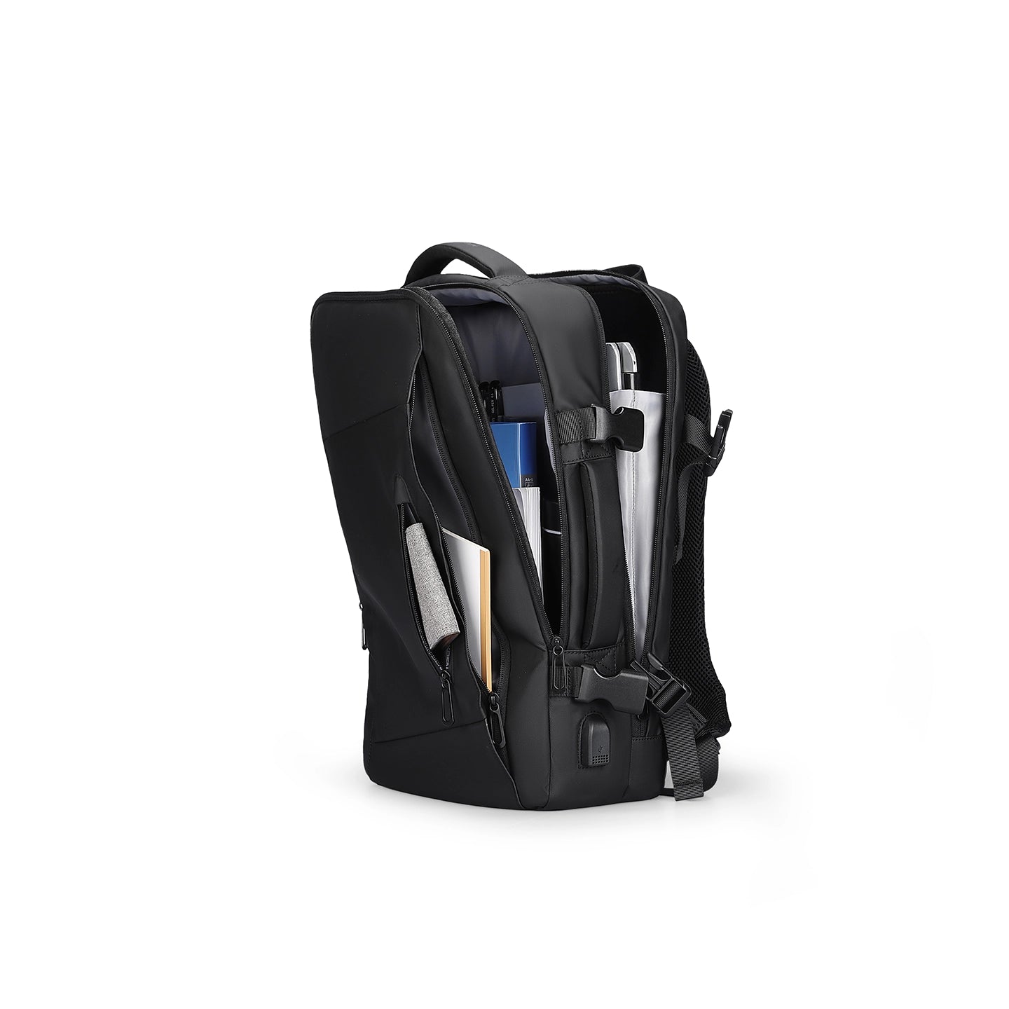 Expandos: Versatile Expandable Laptop Backpack For All-day Traveling