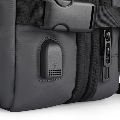Expandos : sac à dos extensible polyvalent pour ordinateur portable pour voyager toute la journée 