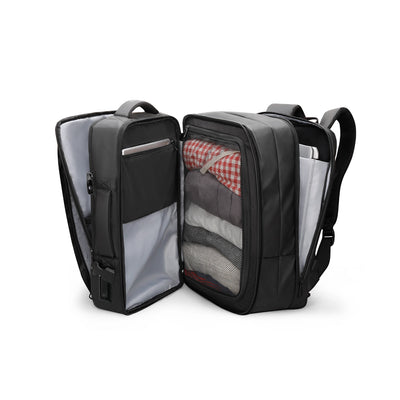 Expandos : sac à dos extensible polyvalent pour ordinateur portable pour voyager toute la journée 