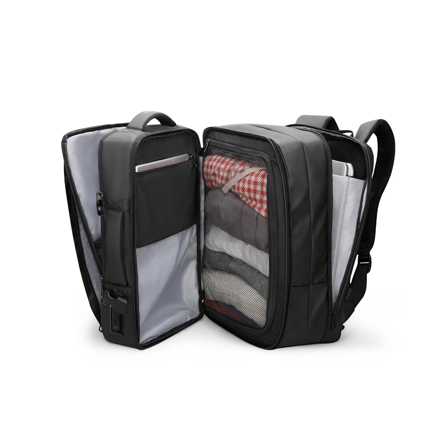 Expandos: Versatile Expandable Laptop Backpack For All-day Traveling