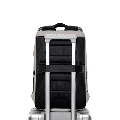 VaultCharge: 18.5L Business Laptop Backpack with EVA Diamond Bumper for Professionals