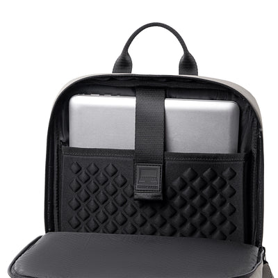 VaultCharge: 18.5L Business Laptop Backpack with EVA Diamond Bumper for Professionals