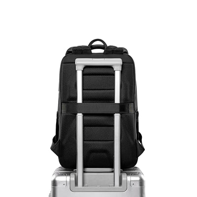 VaultCharge: 18.5L Business Laptop Backpack with EVA Diamond Bumper for Professionals