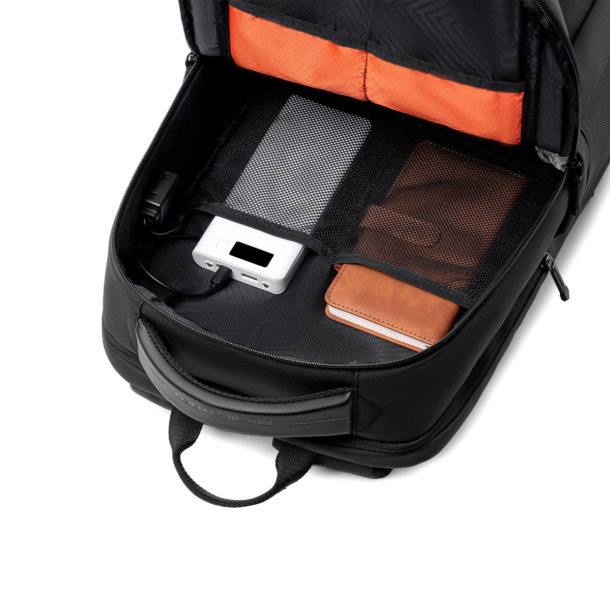 VaultCharge: 18.5L Business Laptop Backpack with EVA Diamond Bumper for Professionals