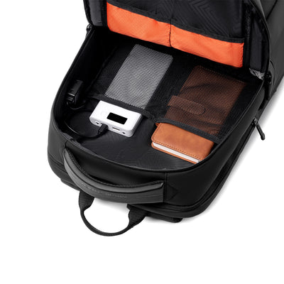 VaultCharge: 18.5L Business Laptop Backpack with EVA Diamond Bumper for Professionals
