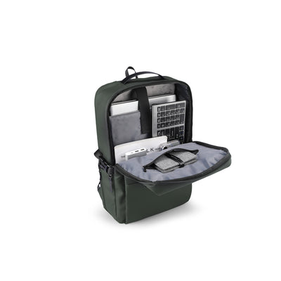 Super Light: Multi-compartment Waterproof Leather Computer Commuter Backpack