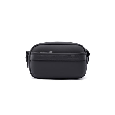 ExecSlim: Slim Business Crossbody Bag with 3 Compartments and Key Hook