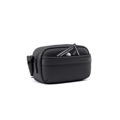 ExecSlim: Slim Business Crossbody Bag with 3 Compartments and Key Hook