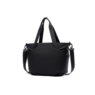 ToteShift: 16L Water-Resistant Laptop Tote Bag with Detachable Crossbody Strap