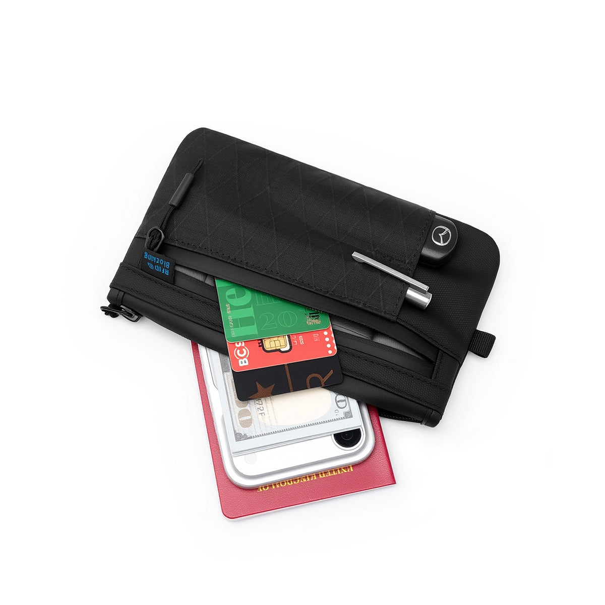 VaultCard: RFID-Blocking Card Pouch with Detachable Lanyard
