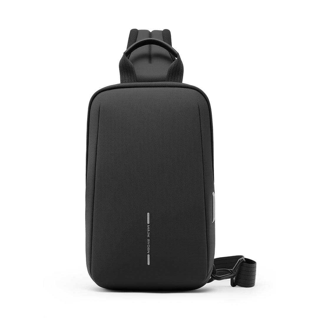 TechPouch: Crossbody Chest Bag with USB Port & iPad Mini Compatible