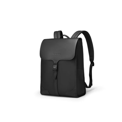 MUKE I: School Style Classic Business Work Black Oxford Backpack