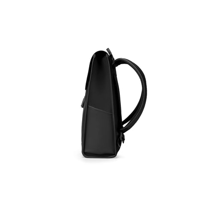 MUKE I: School Style Classic Business Work Black Oxford Backpack
