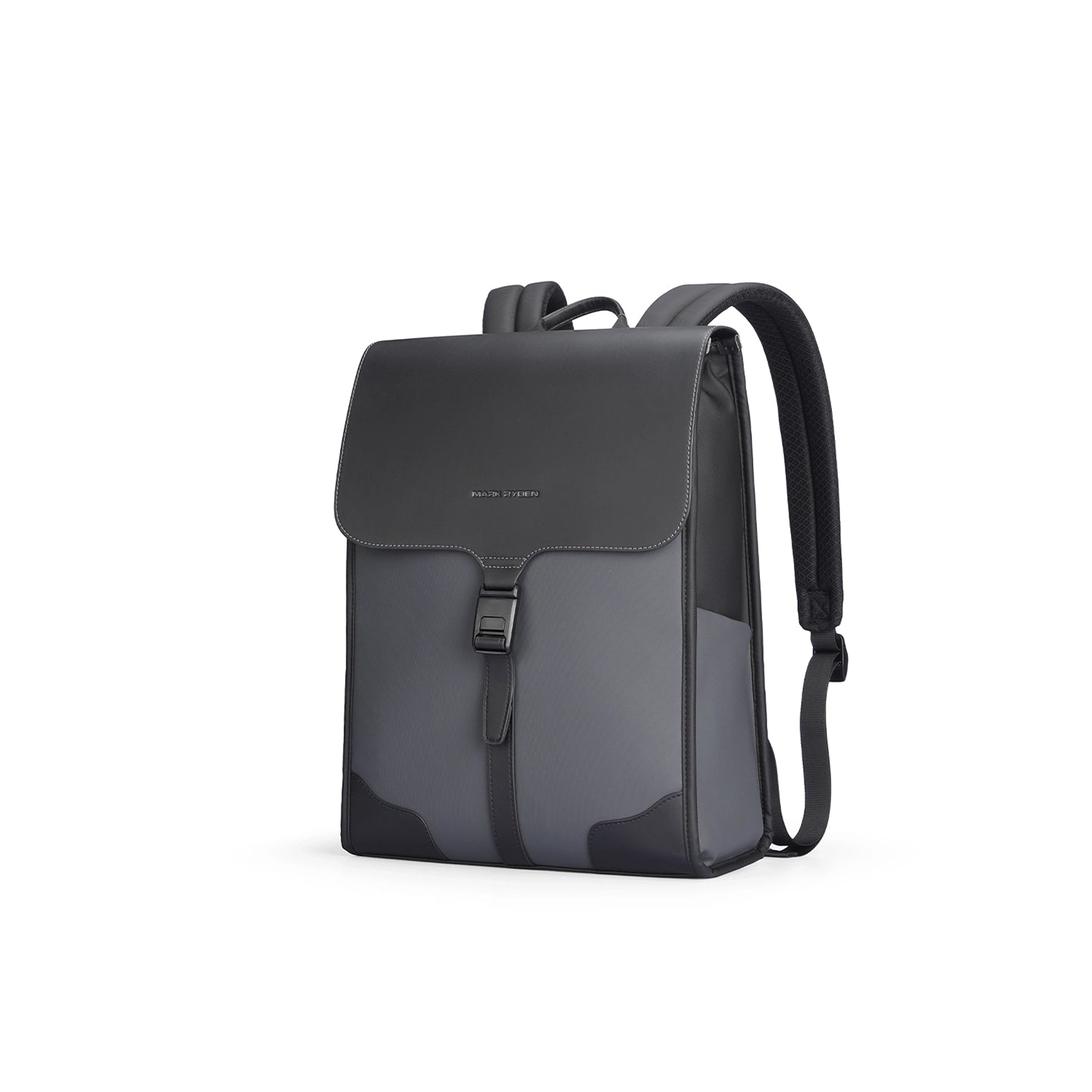 MUKE I: School Style Classic Business Work Black Oxford Backpack