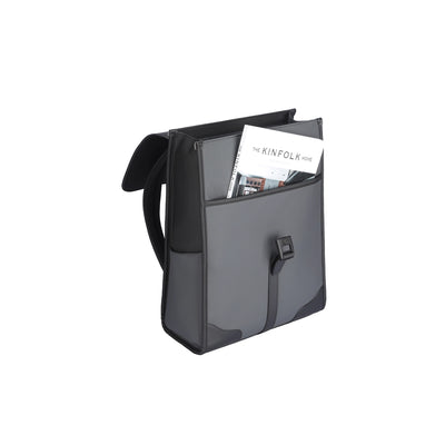 MUKE I: School Style Classic Business Work Black Oxford Backpack