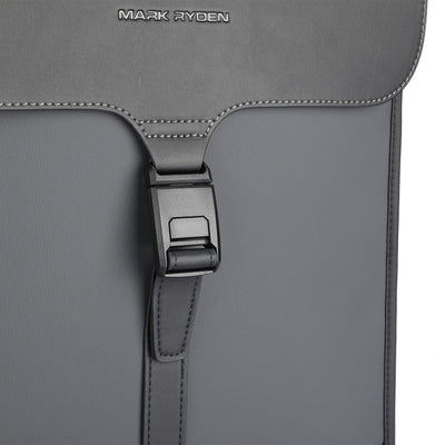 MUKE I: School Style Classic Business Work Black Oxford Backpack